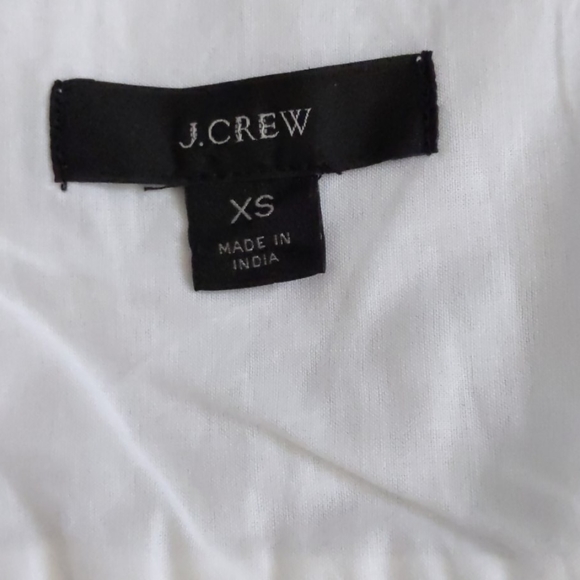 J. Crew White Flutter Sleeve Top - Picture 4 of 4